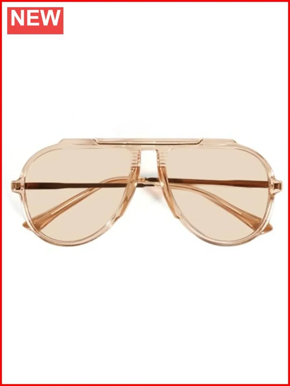 Oversized Aviator Sunglasses Retro 70s Vintage Metal Shades Unisex
